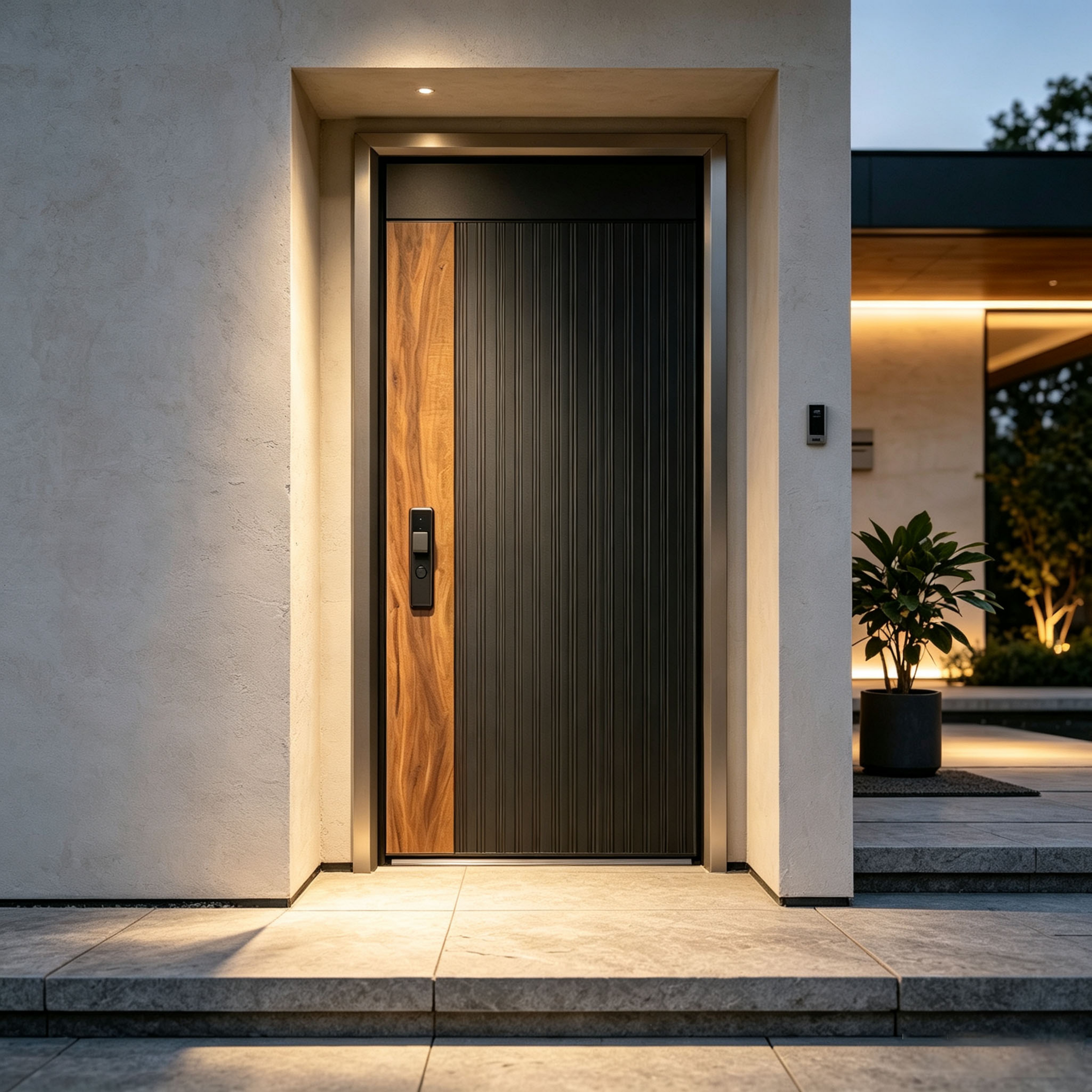 Zinc Alloy Entrance Door
